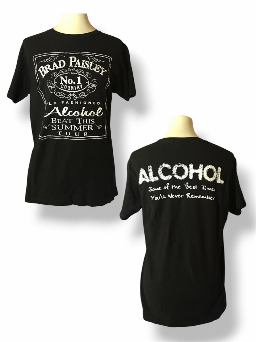 Brad Paisley Old Fashioned Alcohol T-shirt M